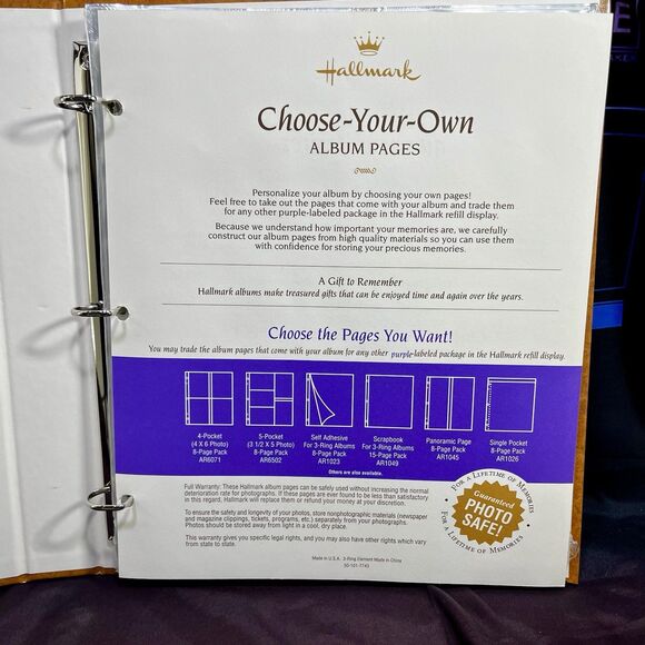 NEW Vtg. Hallmark Snoopy Peanuts Camp Hike Explore Photo Scrapbook Album - Picture 4 of 12